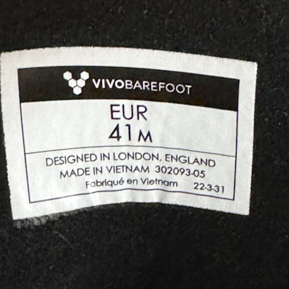 VivoBarefoot Primus Lite III All Weather Minimalist Trainer in Obsidian Size 8 - Picture 12 of 14